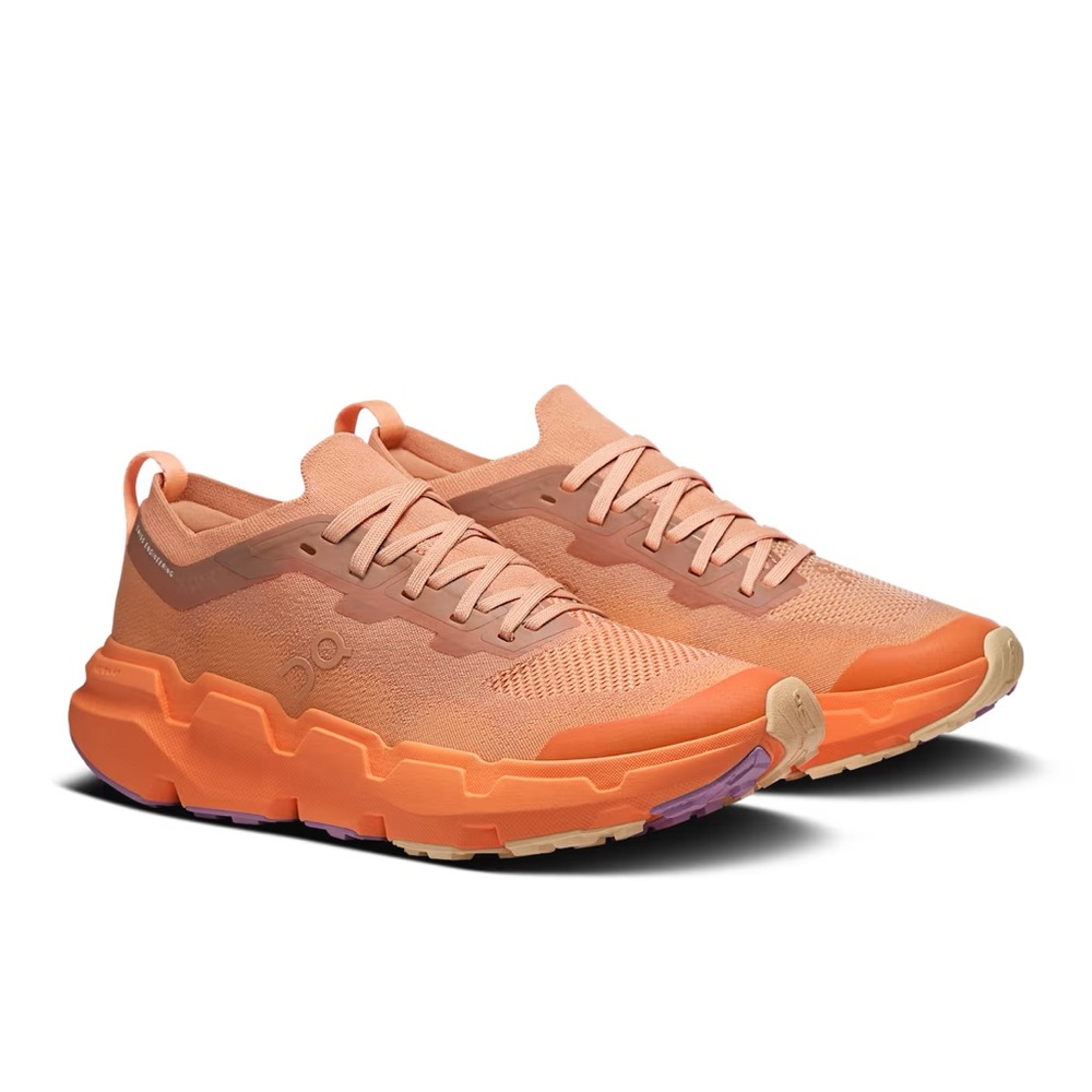 On Running Women's Cloudsoma Trail Running Tangerine Orange 7 $150 - Picture 3 of 8